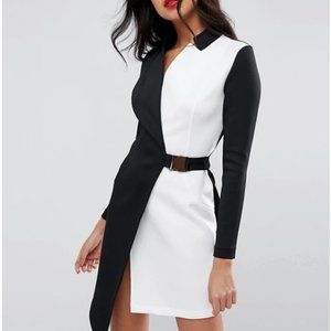 new ASOS buckle trenchcoat dress us 2
